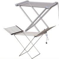 Groundlevel Freestanding Winged Heated Clothes Airer Towel Rail