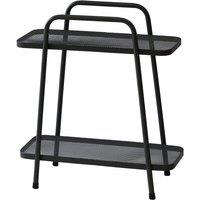 VegTrug Modern Plant Stand 2 Shelf, Grey