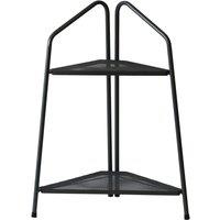 VegTrug Corner Plant Stand 2 Shelf, Grey