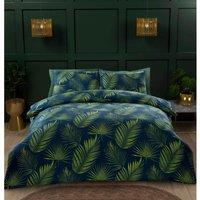 Rapport Home Palma Duvet Set Double Green, Green