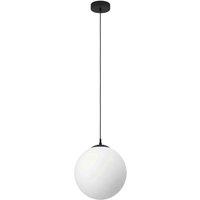 Eglo Rondo 3 Ip20 Globe Opal Minimilast Pendant Light, Black