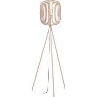 Eglo Romazzina Contemporary Caged Tripod Floor Lamp - Cream, Cream