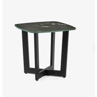 Julian Bowen Olympus Lamp Table - Black Marble, Black