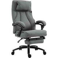 Massage Office Chair with 2-Point Vibration Pillow USB Power 360£ Swivel Wheels