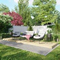 4X18 Power Timber Decking Kit - No Handrails 1.2M X 5.4M , Brown