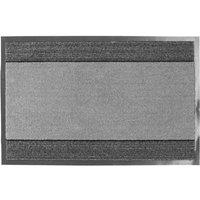 JVL 40x70cm Firth Tile Rubber Backed Doormat - Grey, Brown
