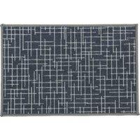 JVL 40x60cm Savio Machine Washable Door Mat - Grey, Grey