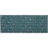 JVL 57x150cm Savio Machine Washable Runner Mat - Teal, Blue