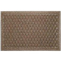 JVL 40x60cm Dirt Defender Scraper Door Mat Diamond - Beige, Brown