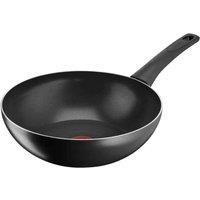 Tefal 28cm Titanium Force Wok, Black