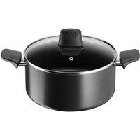 Tefal 24cm Titanium Force Pot, Black