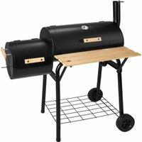 Tectake BBQ With Temparature Display Black, Black