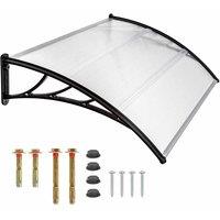 Tectake Canopy Transparent Black 150cm, Black