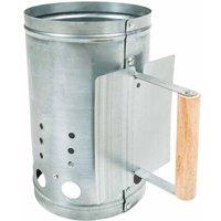 Tectake BBQ Firestarter With Heat Shield Silver