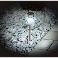 Tectake 24 LED Solar Garden Lights Silver, Silver