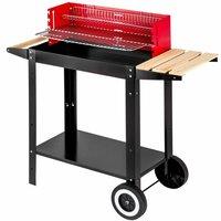 Tectake BBQ Grill Red, Red