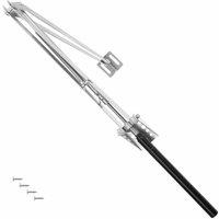 Tectake Greenhouse Automatic Window Opener Silver, Silver