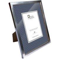 Frame Company Winford Laminated Wooden Photo Frame 8x6 Inch Chrome Effect, Silver