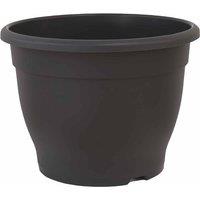 Garden Gear Planter Sabina Dark Grey 32cm Pot x 2, Grey