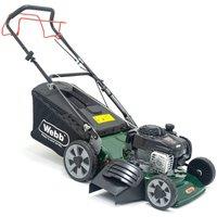 Webb Supreme 46cm (18) Self Propelled High Wheel Petrol Rotary Lawnmower (Briggs & Stratton Engine), Green