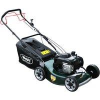 Webb 48cm (19) Alloy Deck Disc Bladed Self Propelled Petrol Rotary Lawnmower (Briggs & Stratton Engine), Green