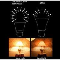 ENER-J LED Bulb- 12W GLS A60 LED Thermoplastic Lamp B22 3000K pack Of 10 Units , White