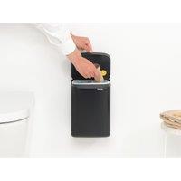 Brabantia Bo Waste Bin 4L - Matt Black, Black