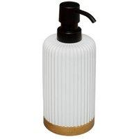 5Five Modern 3 Piece Bathroom Accessory Set - White, White