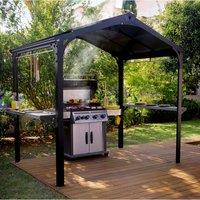 Palram - Canopia Canopia by Palram Austin 2400 BBQ Gazebo, Grey