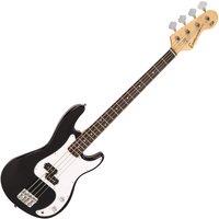 Encore E40 Blaster Bass Guitar - Gloss Black, Black