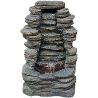 Tranquility Mini Rock Cascade Rock Effect Water Feature, Multi