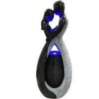 Tranquility Abstract Couple Contemporary Water Feature, Multi