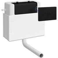 Hudson Reed Pneumatic Dual Flush Universal Access Concealed Cistern - Matt Black