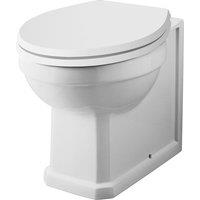 Hudson Reed Richmond Back To Wall Pan - White, White