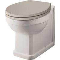 Hudson Reed Richmond Comfort Height Back to Wall Pan - White, White
