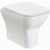 Nuie Ava Back To Wall Pan & Soft Close Seat - White, White