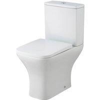Nuie Ava Pan, Cistern & Seat (610mm) - White, White