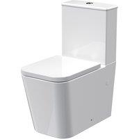 Nuie Ava Pan, Cistern & Seat (615mm) - White, White