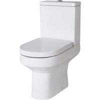 Nuie Harmony Pan & Cistern - White, White