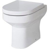 Nuie Harmony Back To Wall Pan - White, White