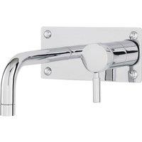 Hudson Reed Tec Single Lever Wall Mounted Basin Bath Filler - Chrome
