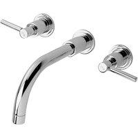 Hudson Reed Tec Lever Wall Mounted Basin Mixer - Chrome
