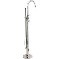 Hudson Reed Floor Standing Bath Shower Mixers Tec Floor Standing Bath Shower Mixer - Chrome