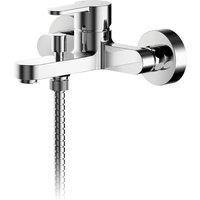 Nuie Arvan Wall Mounted Bath Shower Mixer With Kit - Chrome