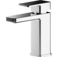 Nuie Windon Eco Mono Basin Mixer With Push Button Waste - Chrome