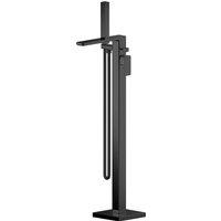 Nuie Windon Freestanding Bath Shower Mixer - Matt Black