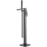 Nuie Windon Freestanding Bath Shower Mixer - Brushed Gun Metal