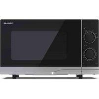 Sharp YC-PS201AU-S 700W 20L Microwave Oven - Stainless Steel