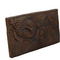 Solstice Sculptures Buddha Plaque Landscape 31Cm Bronze Effect, Brown