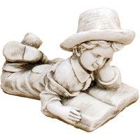 Solstice Sculptures Eric 36Cm Antique Stone Effect, Grey